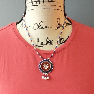 Artisan Crafted Beaded Necklace